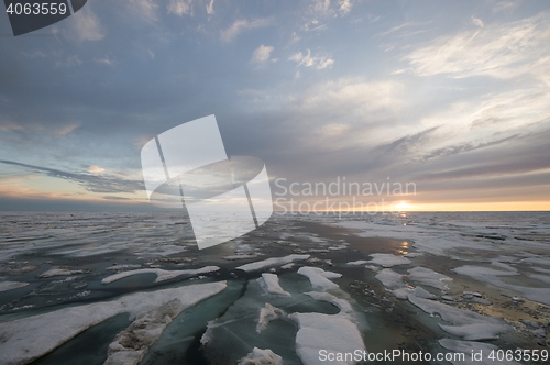 Image of Sunset in Greenland