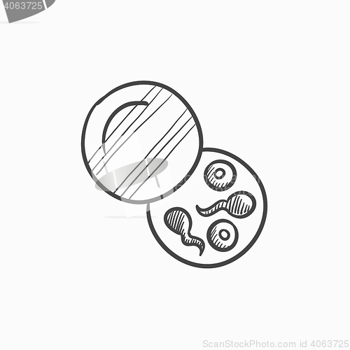 Image of Donor sperm sketch icon.