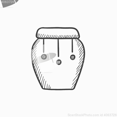 Image of Drum instrument sketch icon.