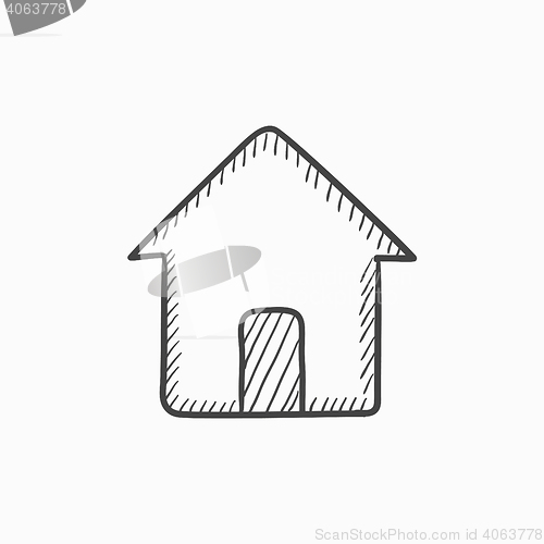 Image of House sketch icon.