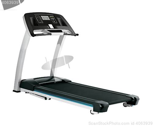 Image of Treadmill on white background