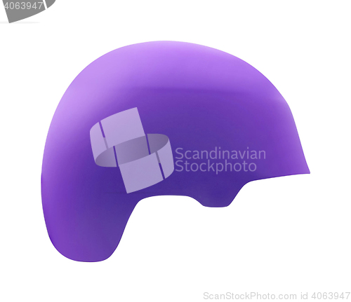 Image of bike helmet on white background