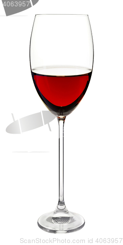 Image of Red wine in a glass