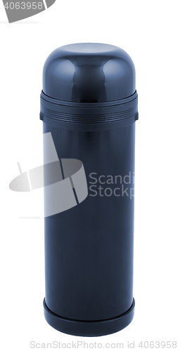 Image of thermos isolated on white