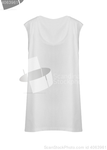 Image of white T-shirt isolated 