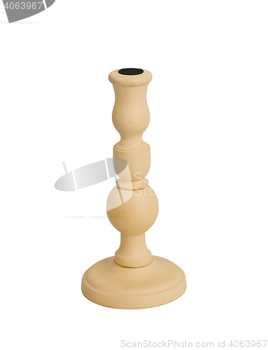 Image of modern candleholder isolated