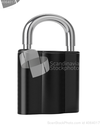 Image of black Lock isolated on white