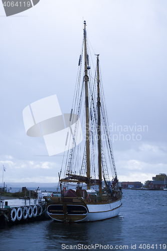Image of old sailboat