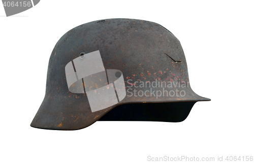 Image of German military helmet