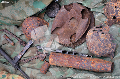 Image of Military still life