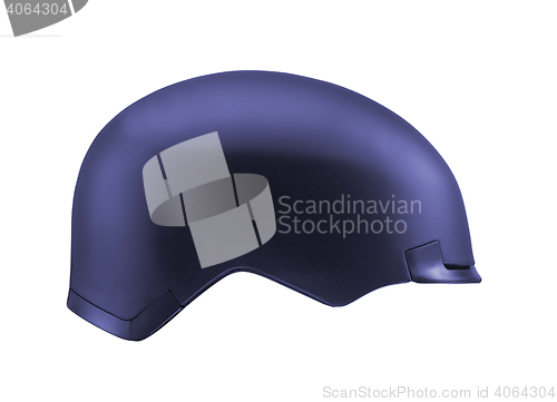 Image of blue helmet isolated