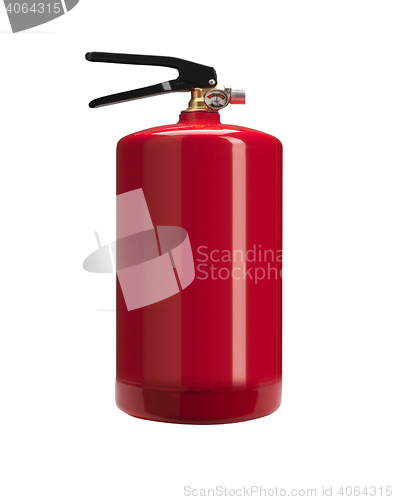 Image of Red fire extinguisher