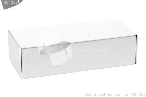 Image of Blank box isolated 