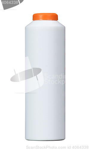 Image of White plastic bottle