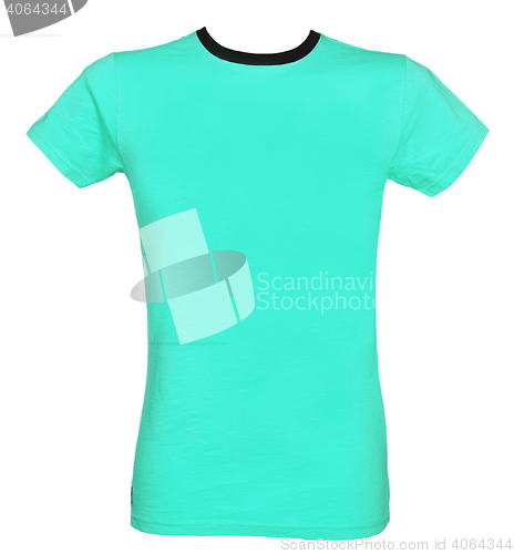 Image of green shirt isolated