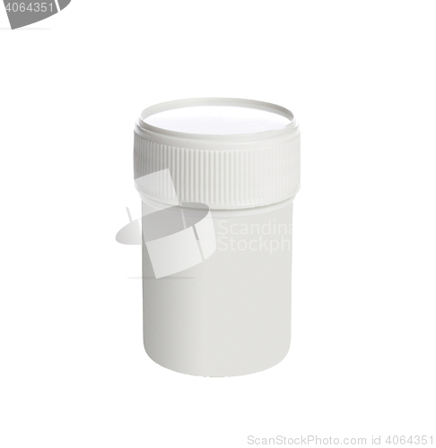 Image of White medical container