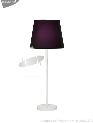 Image of Table lamp isolated