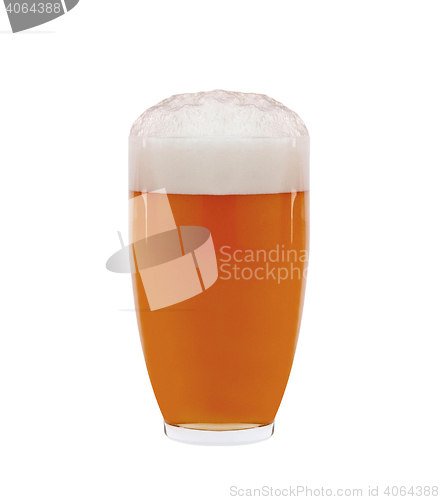 Image of Glass of beer isolated