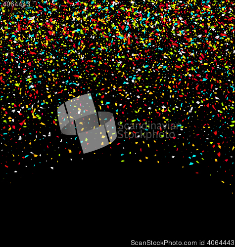Image of Colorful Explosion of Confetti
