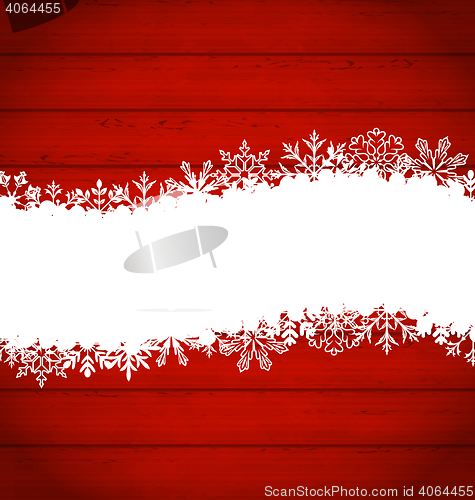 Image of Snowflakes border for Happy New Year