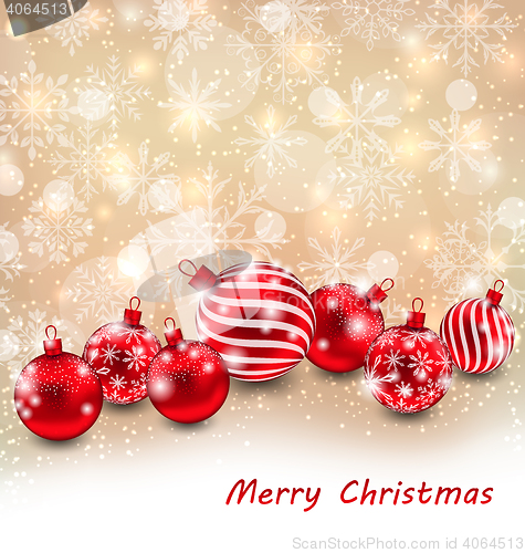 Image of Christmas Abstract Shimmering Background