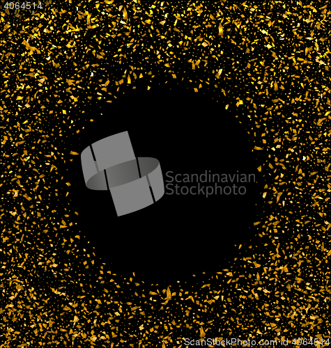 Image of Golden Explosion of Confetti
