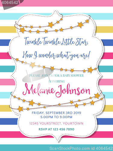 Image of Lovely baby shower card