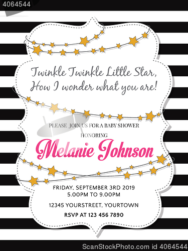 Image of Lovely baby shower card 