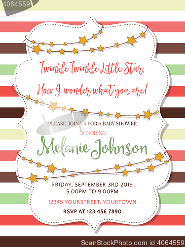 Image of Lovely baby shower card
