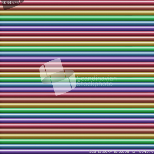 Image of Horizontal multicolored tube background, seamlessly tileable