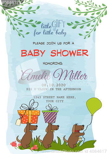 Image of Lovely baby shower card
