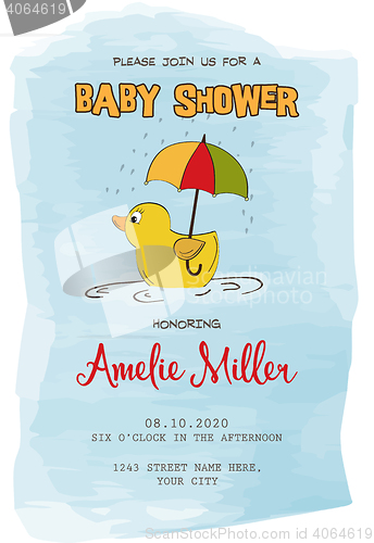 Image of Lovely baby shower card
