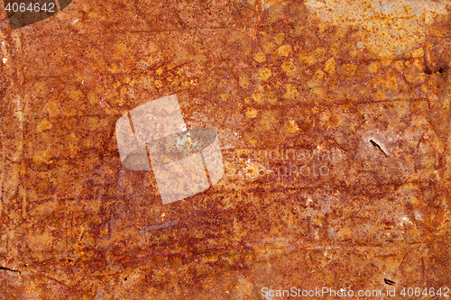 Image of old rusty grunge metal wall