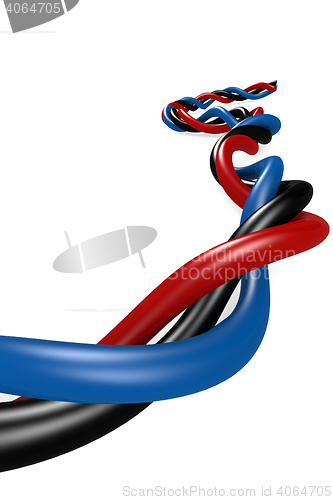 Image of Isolated wire on white