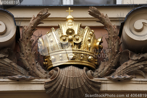 Image of Crown, Kinsky Palace, Old town square, Prague