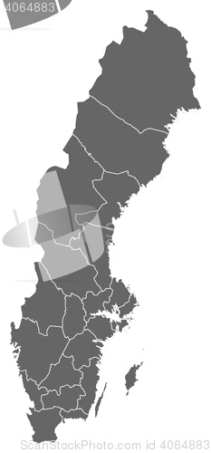 Image of Map - Sweden