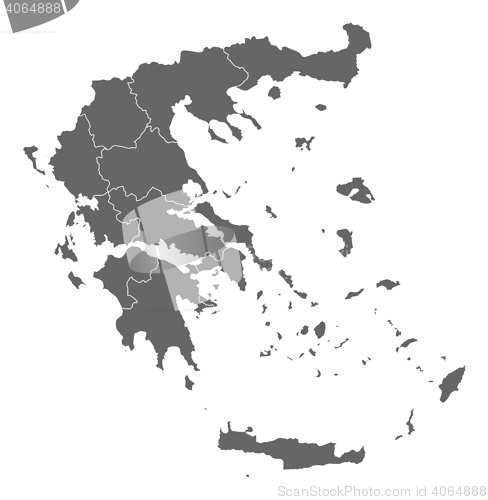 Image of Map - Greece