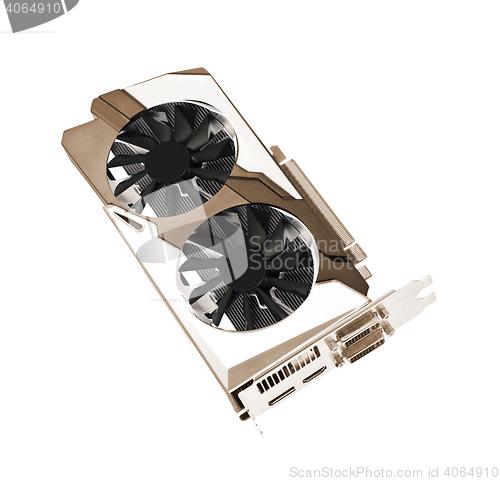 Image of Graphics card isolated 
