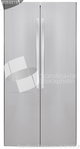 Image of Modern refrigerator isolated