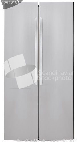 Image of Modern refrigerator isolated