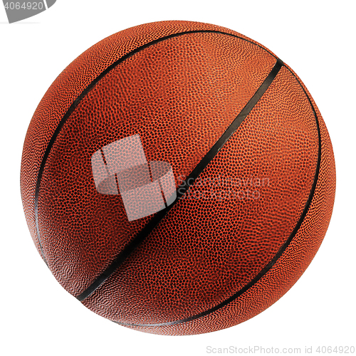 Image of Basketball ball isolated