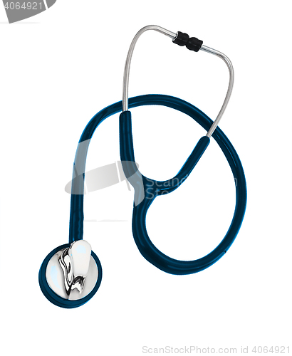 Image of Stethoscope isolated on white