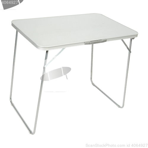 Image of Folding table isolated