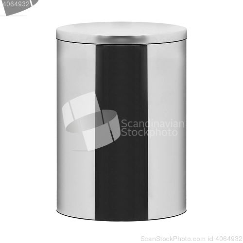 Image of Garbage bin on white