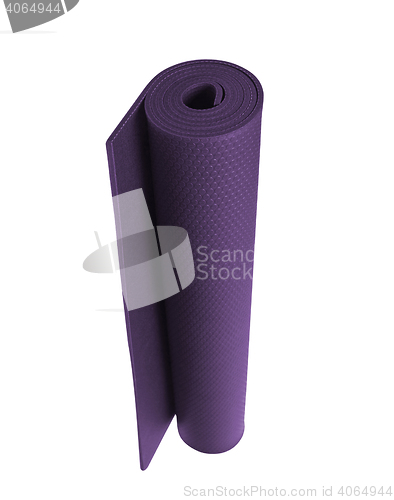 Image of yoga mat isolated