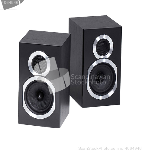 Image of musical columns isolated 
