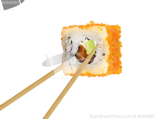 Image of Sushi roll isolated