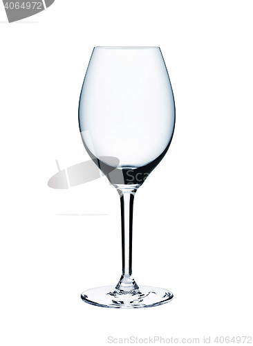 Image of Empty wine glass isolated
