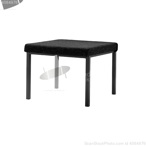 Image of padded stool, isolated