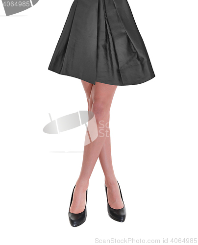 Image of pretty women in skirt